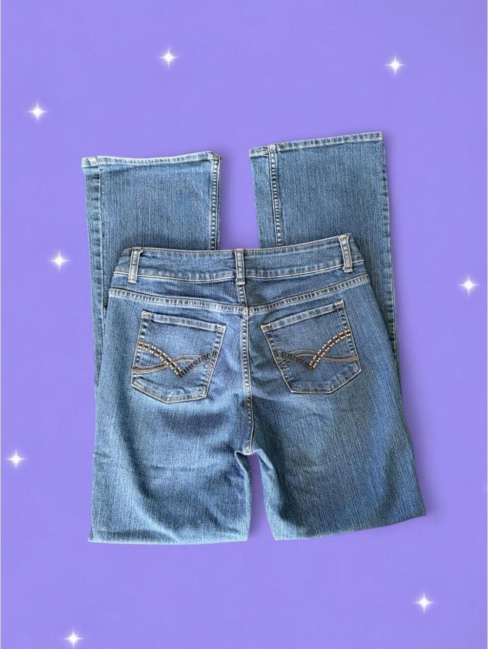 Vintage Y2K Riders by Lee Low Rise Flare Jeans size 8 💙